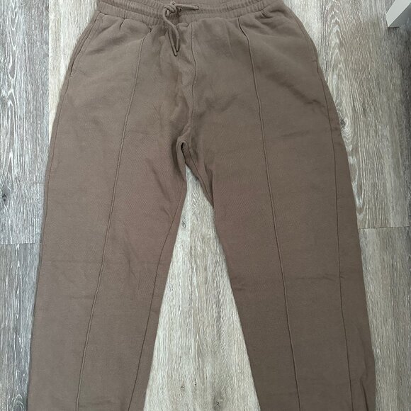 Pink Soda Sport Brown Joggers - Picture 1 of 2